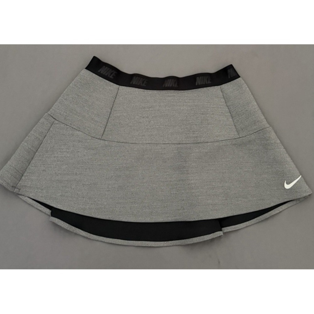 Nike Golf Dri-Fit Women's Large Gray Skirt Pleated Scuba Fabric No shorts